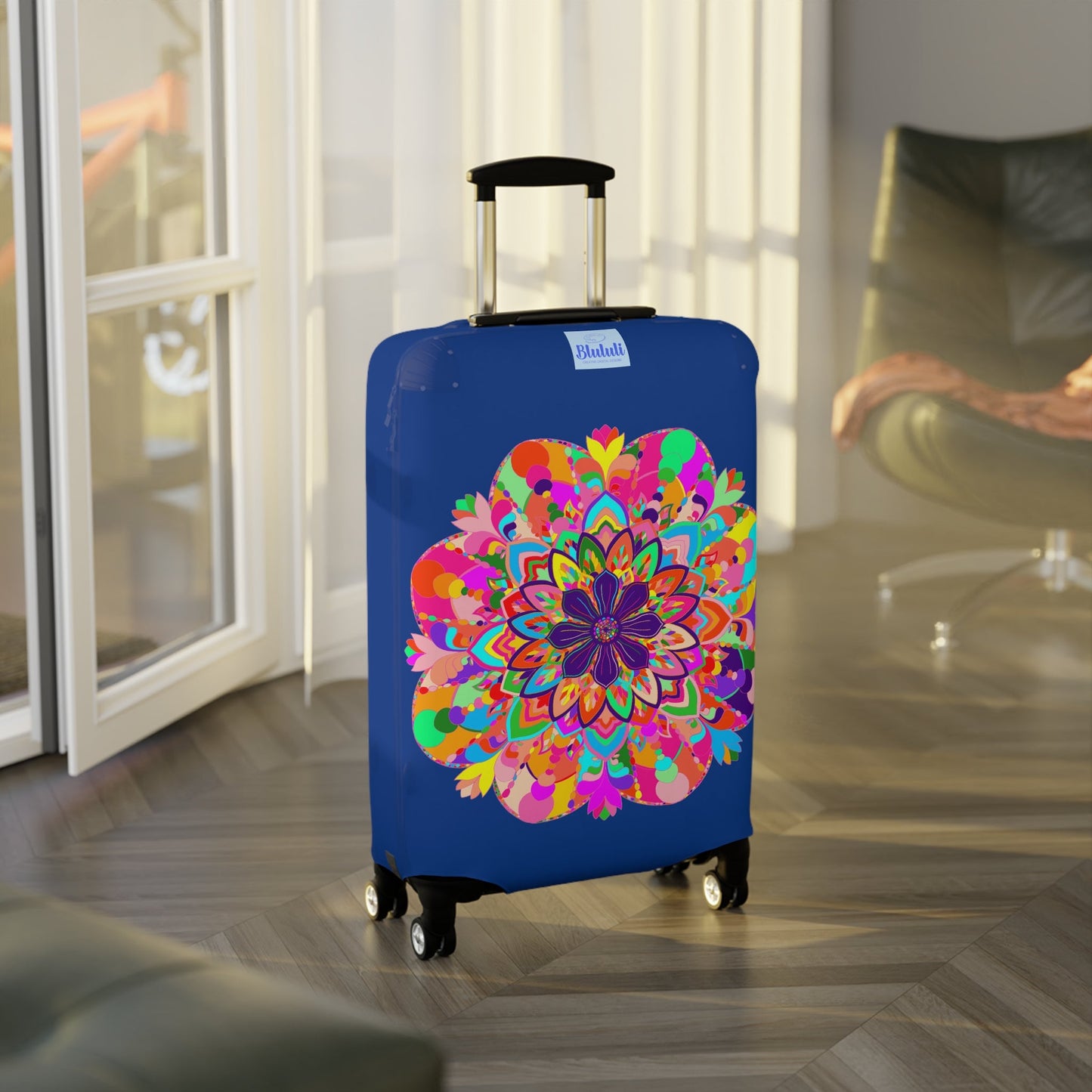 Mandala Luggage Cover Colorful Accessories - Blululi