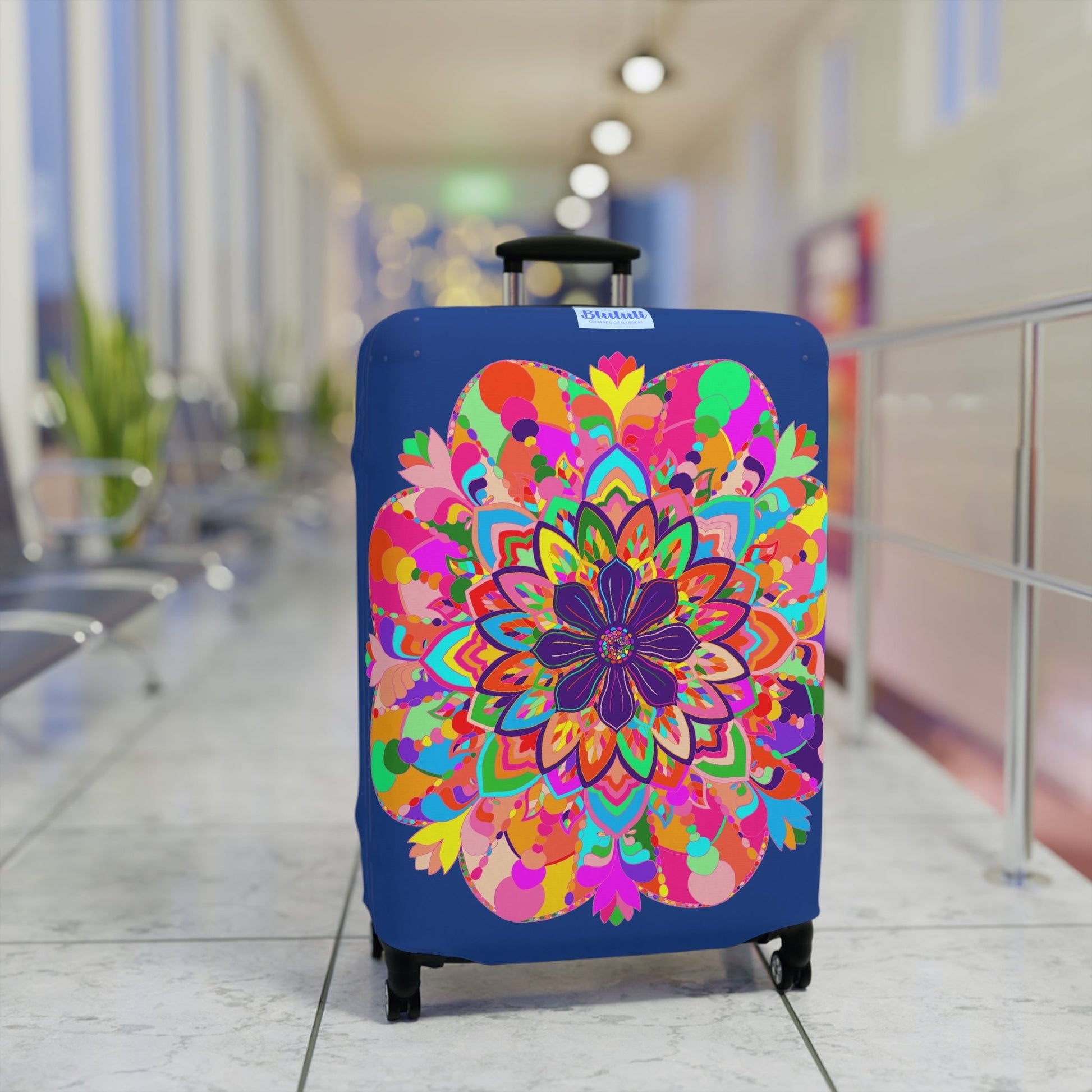 Mandala Luggage Cover Colorful Accessories - Blululi