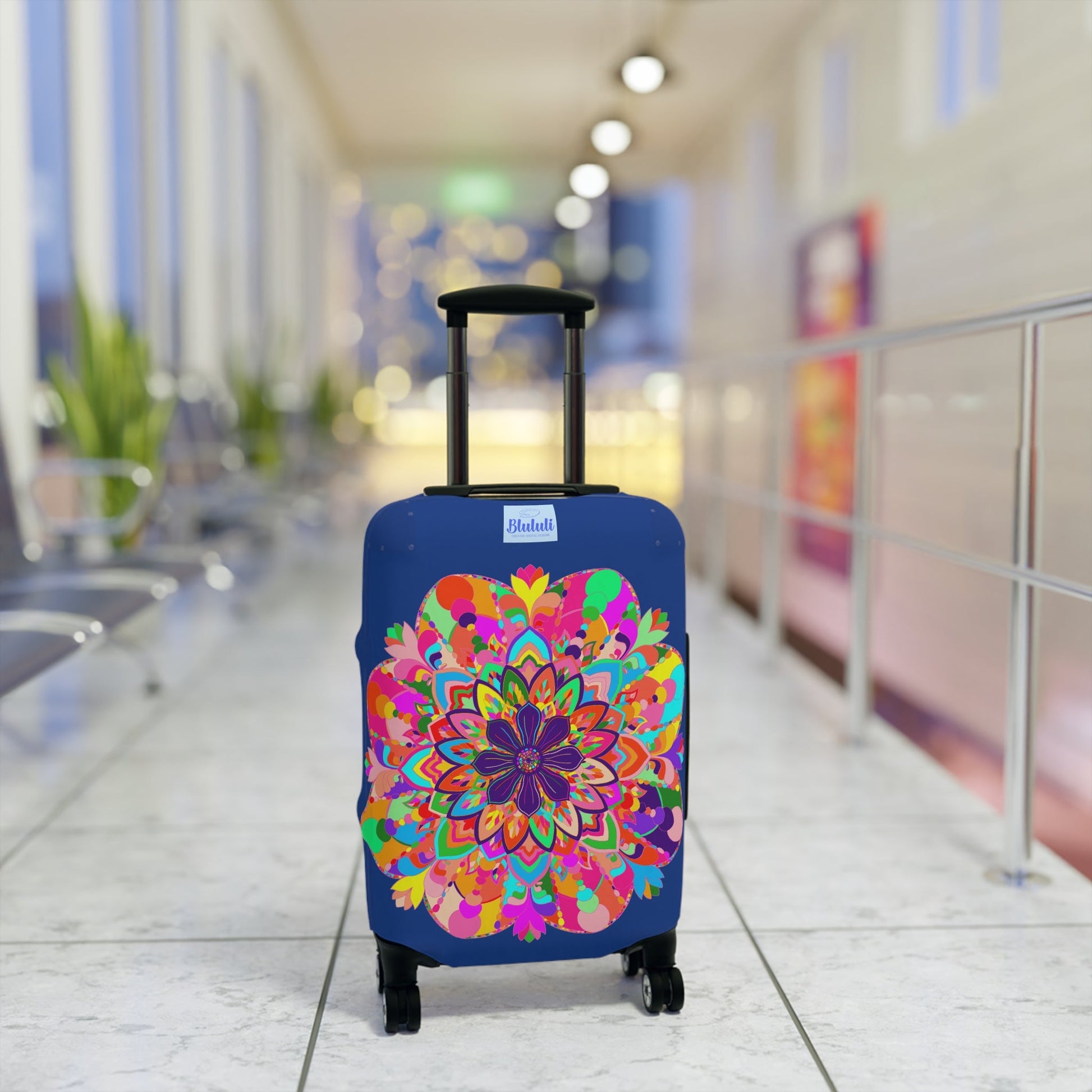 Mandala Luggage Cover Colorful Accessories - Blululi