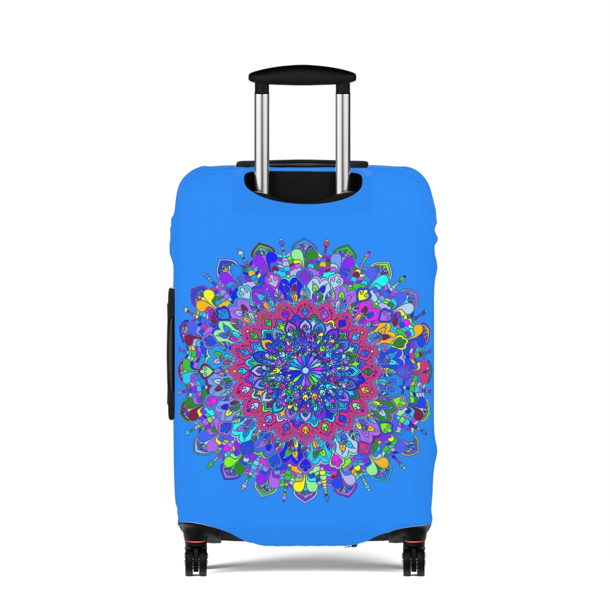 Mandala Luggage Cover Dodger Blue Accessories - Blululi