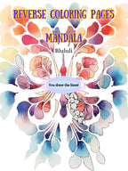 Mandala Magic: Symmetrical Reverse Coloring Pages - A4 and US Letter digital download - Blululi