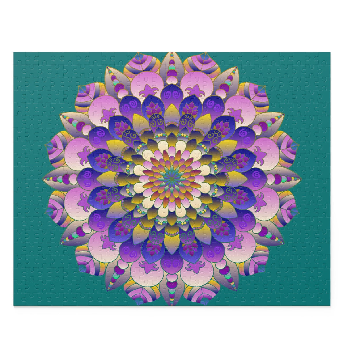 Mandala Peace Puzzle - 252 & 500 Pieces Puzzle - Blululi