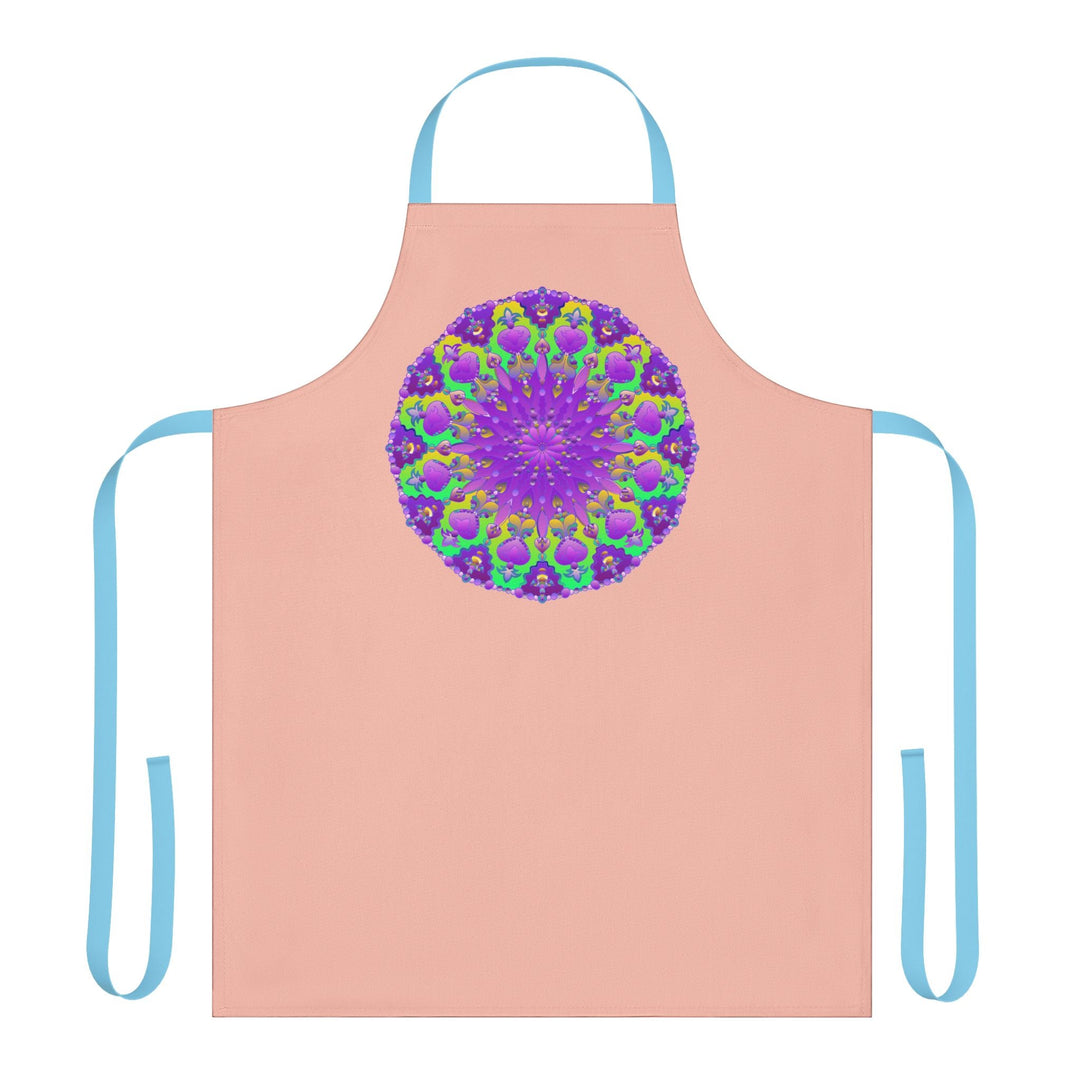 Mandala Peach Apron - Bohemian Kitchen Decor All Over Prints - Blululi