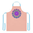 Mandala Peach Apron - Bohemian Kitchen Decor All Over Prints - Blululi