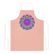 Mandala Peach Apron - Bohemian Kitchen Decor All Over Prints - Blululi