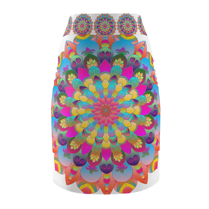 Mandala Pencil Skirt - Boho Chic & Stylish All Over Prints - Blululi