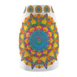 Mandala Pencil Skirt - Light Purple & Azure All Over Prints - Blululi