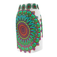 Mandala Pencil Skirt - Light Purple & Azure All Over Prints - Blululi