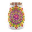 Mandala Pencil Skirt - Light Purple & Azure All Over Prints - Blululi