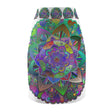 Mandala Pencil Skirt - Light Purple, Azure & Iridescent All Over Prints - Blululi