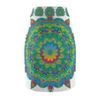 Mandala Pencil Skirt - Light Purple, Azure & Iridescent All Over Prints - Blululi