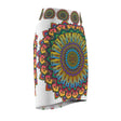 Mandala Pencil Skirt - Purple, Azure & Iridescent All Over Prints - Blululi