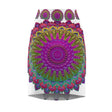 Mandala Pencil Skirt - Purple, Azure & Iridescent All Over Prints - Blululi