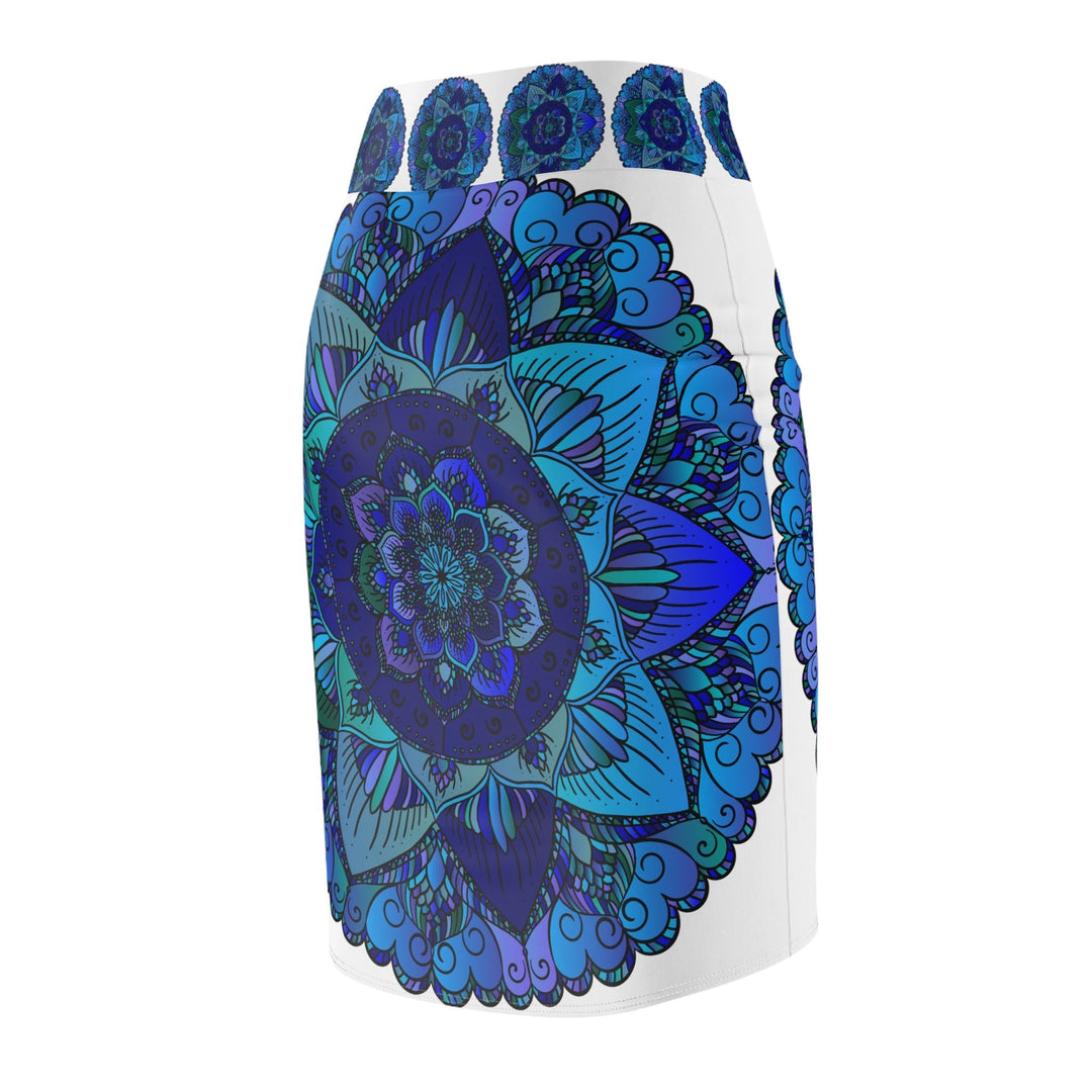 Mandala Pencil Skirt - Spiritual & Chic All Over Prints - Blululi