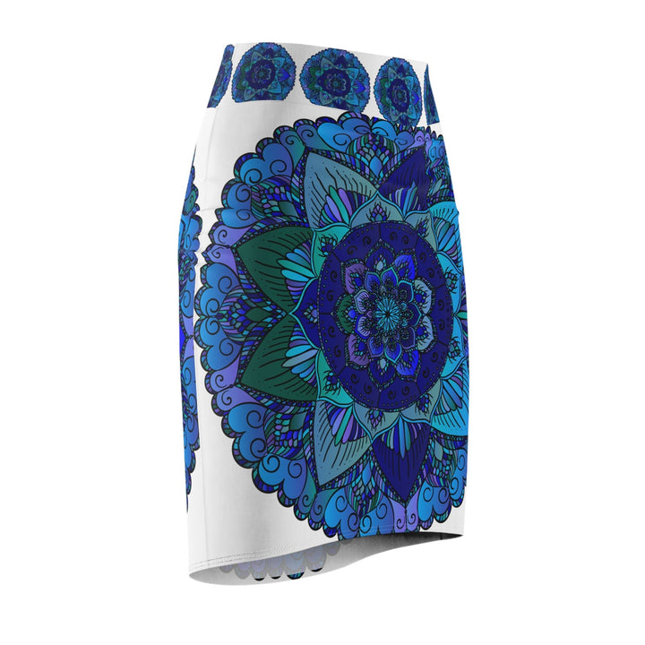 Mandala Pencil Skirt - Spiritual & Chic All Over Prints - Blululi