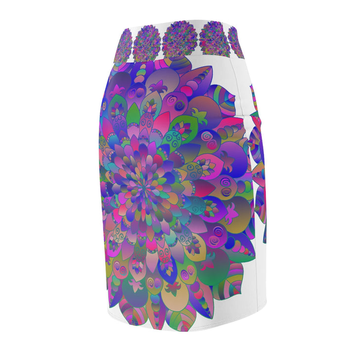 Mandala Pencil Skirt - Spiritual & Chic All Over Prints - Blululi