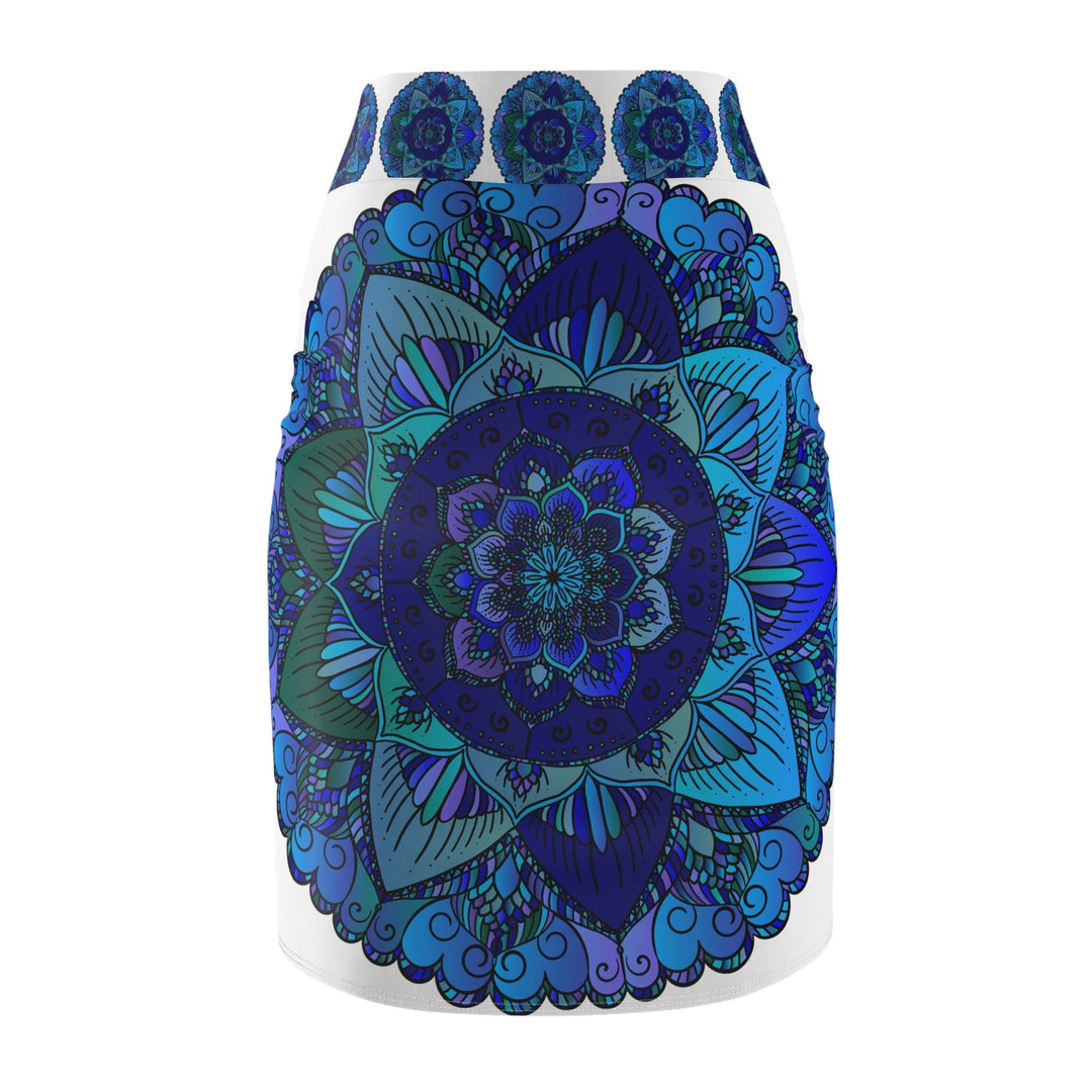 Mandala Pencil Skirt - Spiritual & Chic All Over Prints - Blululi