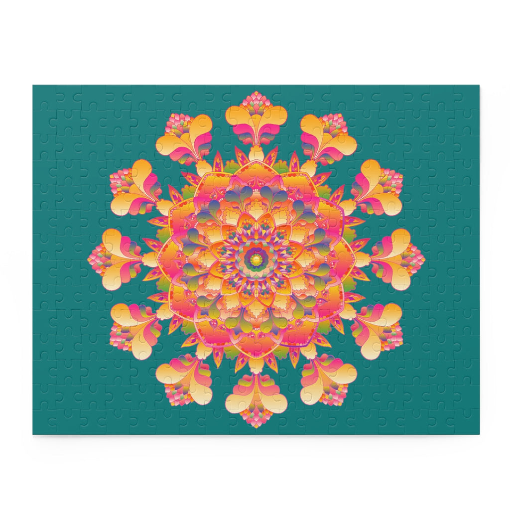 Mandala Puzzle - Colorful Art, 252 & 500 Pieces Puzzle - Blululi