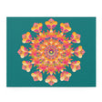 Mandala Puzzle - Colorful Art, 252 & 500 Pieces Puzzle - Blululi