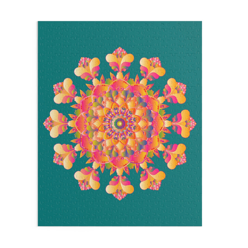 Mandala Puzzle - Colorful Art, 252 & 500 Pieces Puzzle - Blululi