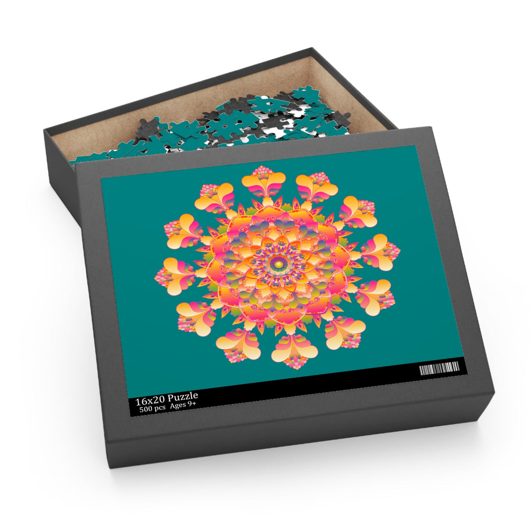 Mandala Puzzle - Colorful Art, 252 & 500 Pieces Puzzle - Blululi