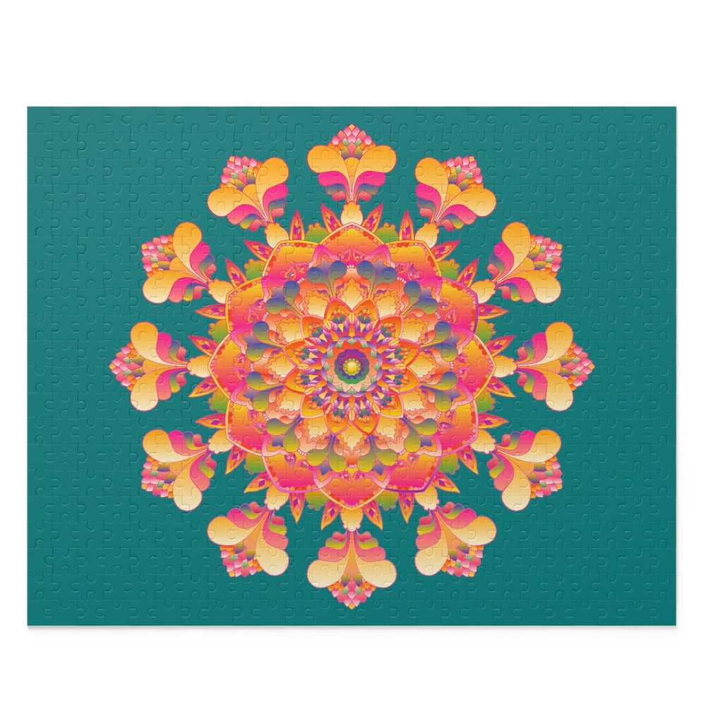 Mandala Puzzle - Colorful Art, 252 & 500 Pieces Puzzle - Blululi