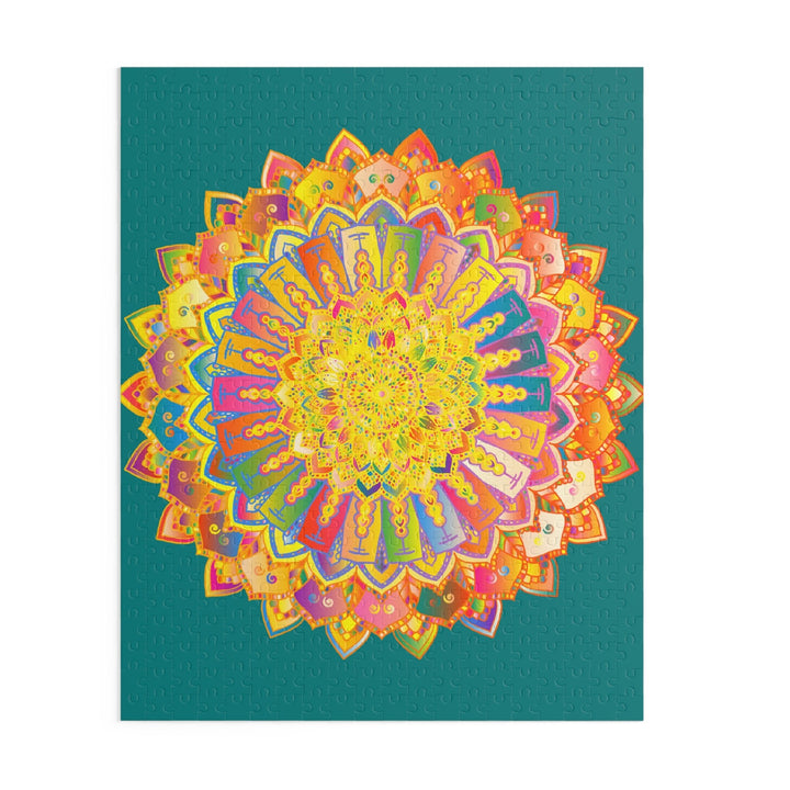 Mandala Puzzle: Colorful Universe - 252/500 Pieces Puzzle - Blululi