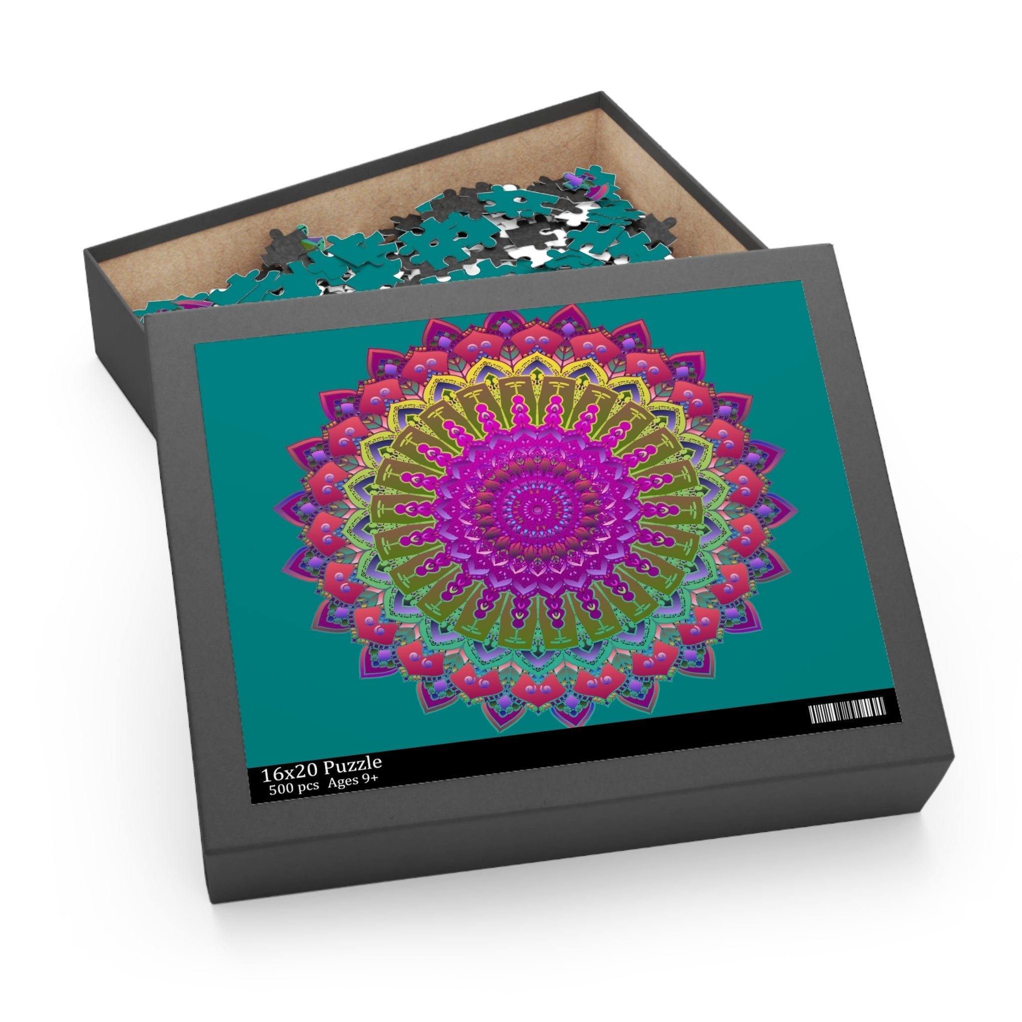 Mandala Puzzle: Intricate Art, 252 & 500 Pieces Puzzle - Blululi