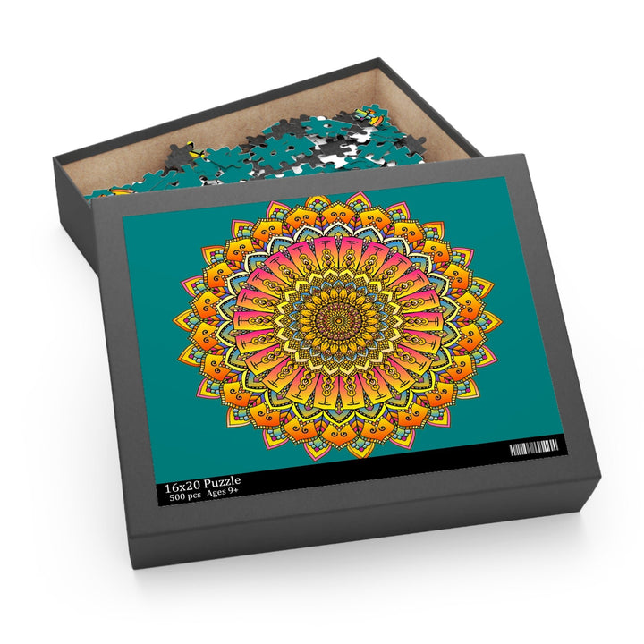 Mandala Puzzle: Vibrant Colors & Intricate Design Puzzle - Blululi