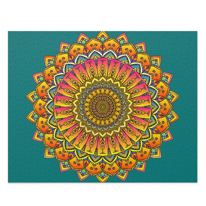 Mandala Puzzle: Vibrant Colors & Intricate Design Puzzle - Blululi