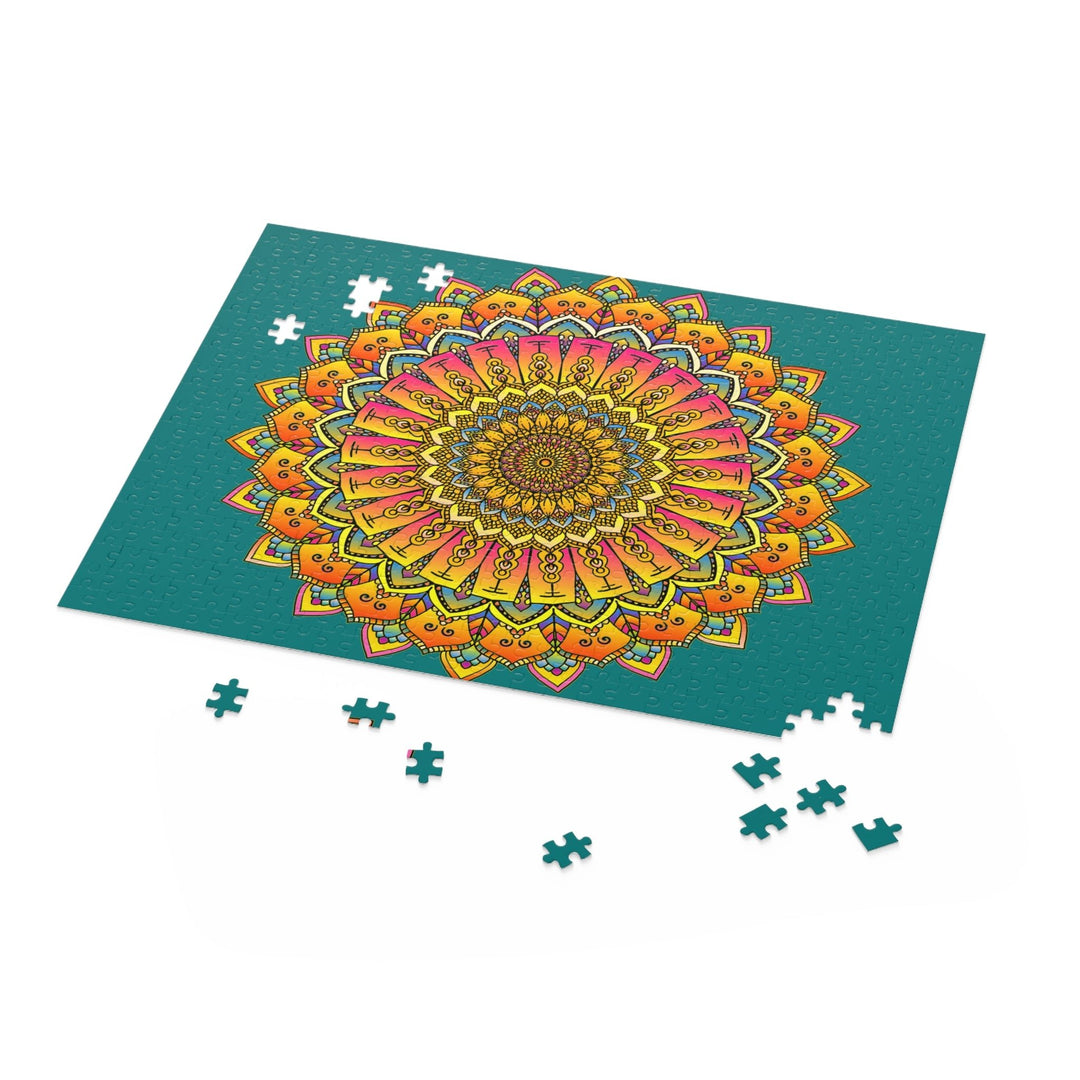 Mandala Puzzle: Vibrant Colors & Intricate Design Puzzle - Blululi