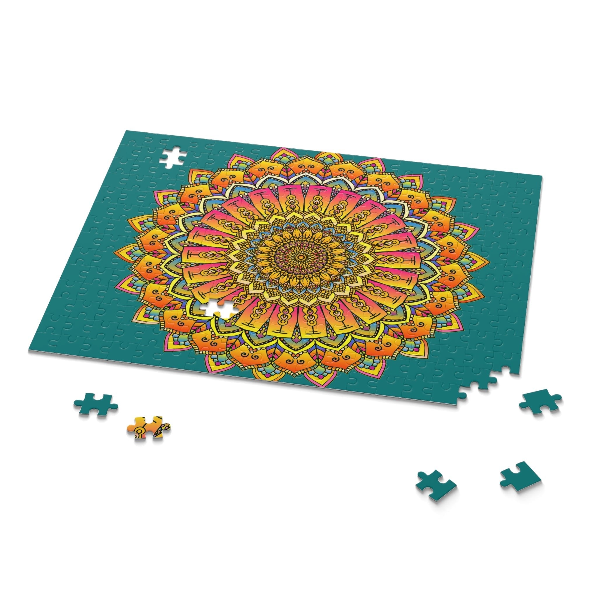 Mandala Puzzle: Vibrant Colors & Intricate Design Puzzle - Blululi