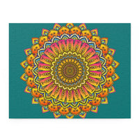 Mandala Puzzle: Vibrant Colors & Intricate Design Puzzle - Blululi
