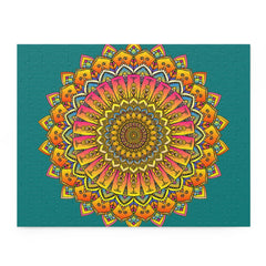 Mandala Puzzle: Vibrant Colors & Intricate Design Puzzle - Blululi