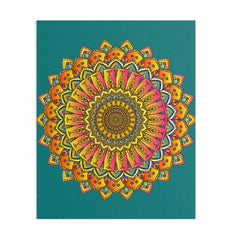 Mandala Puzzle: Vibrant Colors & Intricate Design Puzzle - Blululi