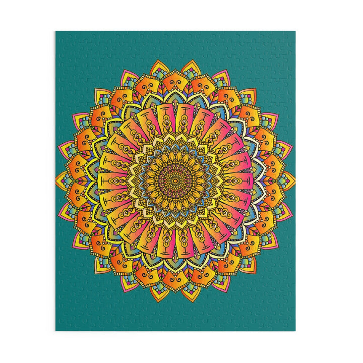 Mandala Puzzle: Vibrant Colors & Intricate Design Puzzle - Blululi