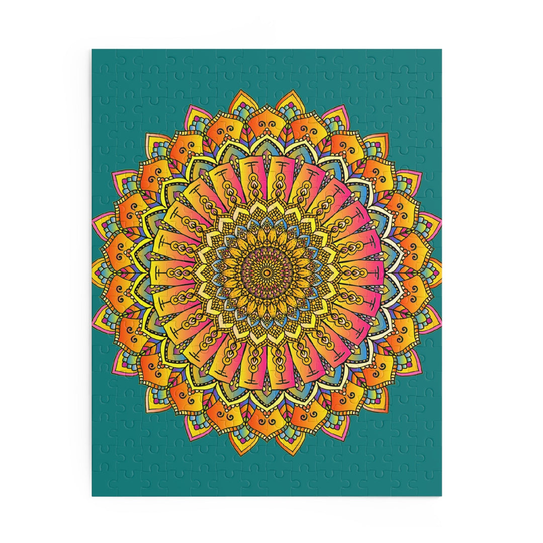 Mandala Puzzle: Vibrant Colors & Intricate Design Puzzle - Blululi