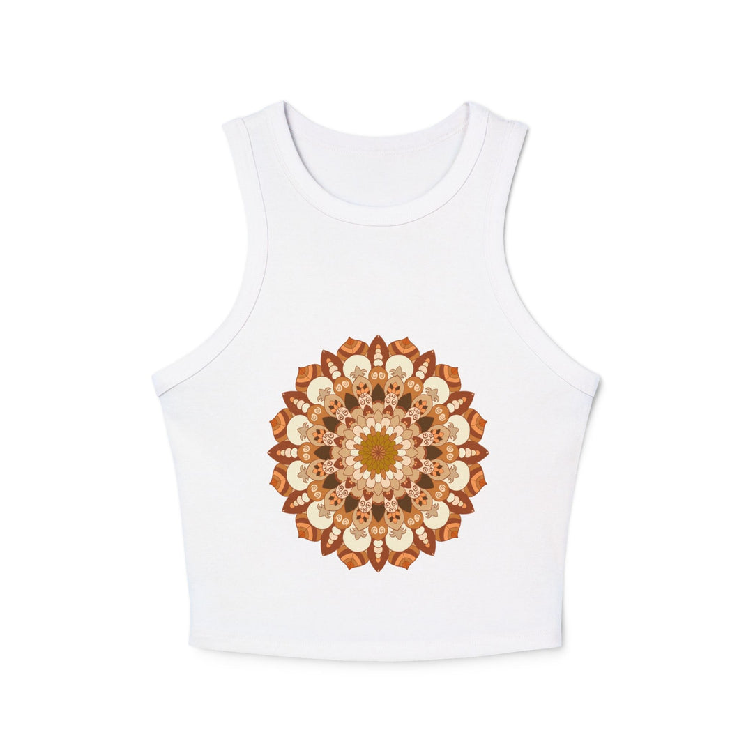 Mandala Racer Tank Top - Intricate Art Tank Top - Blululi