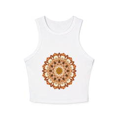Mandala Racer Tank Top - Intricate Art Tank Top - Blululi