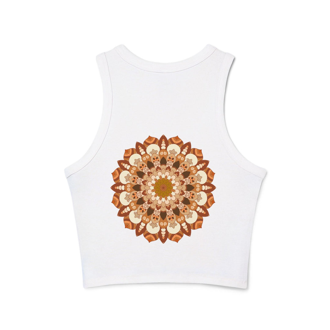 Mandala Racer Tank Top - Intricate Art Tank Top - Blululi