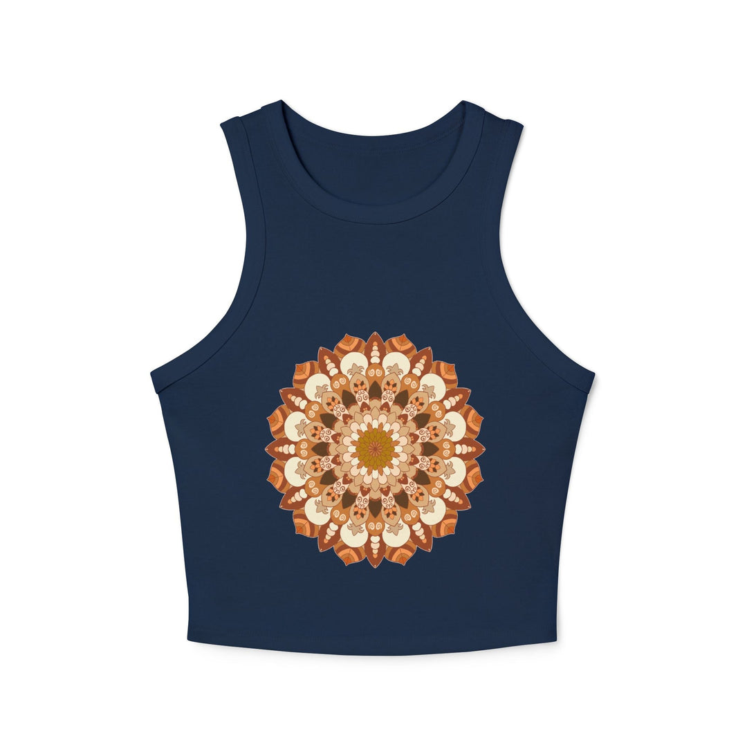 Mandala Racer Tank Top - Intricate Art Tank Top - Blululi