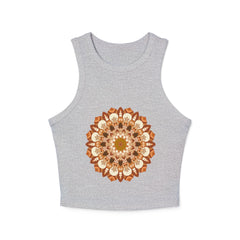Mandala Racer Tank Top - Intricate Art Tank Top - Blululi