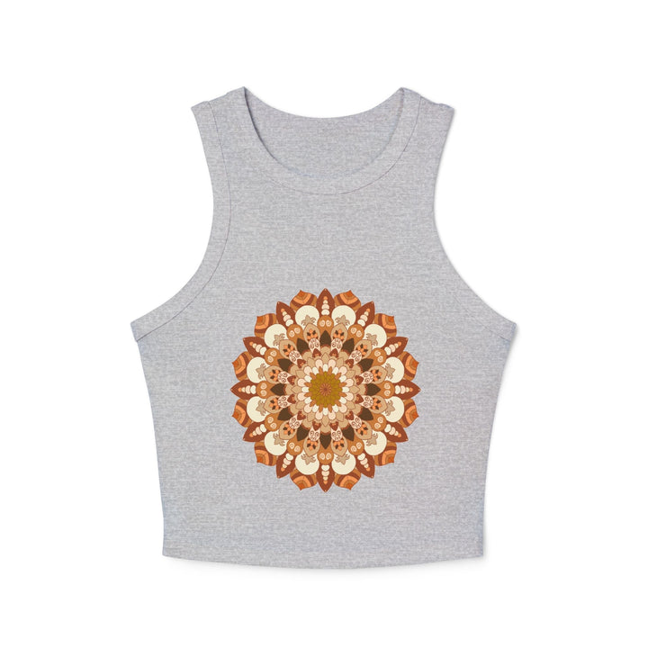 Mandala Racer Tank Top - Intricate Art Tank Top - Blululi