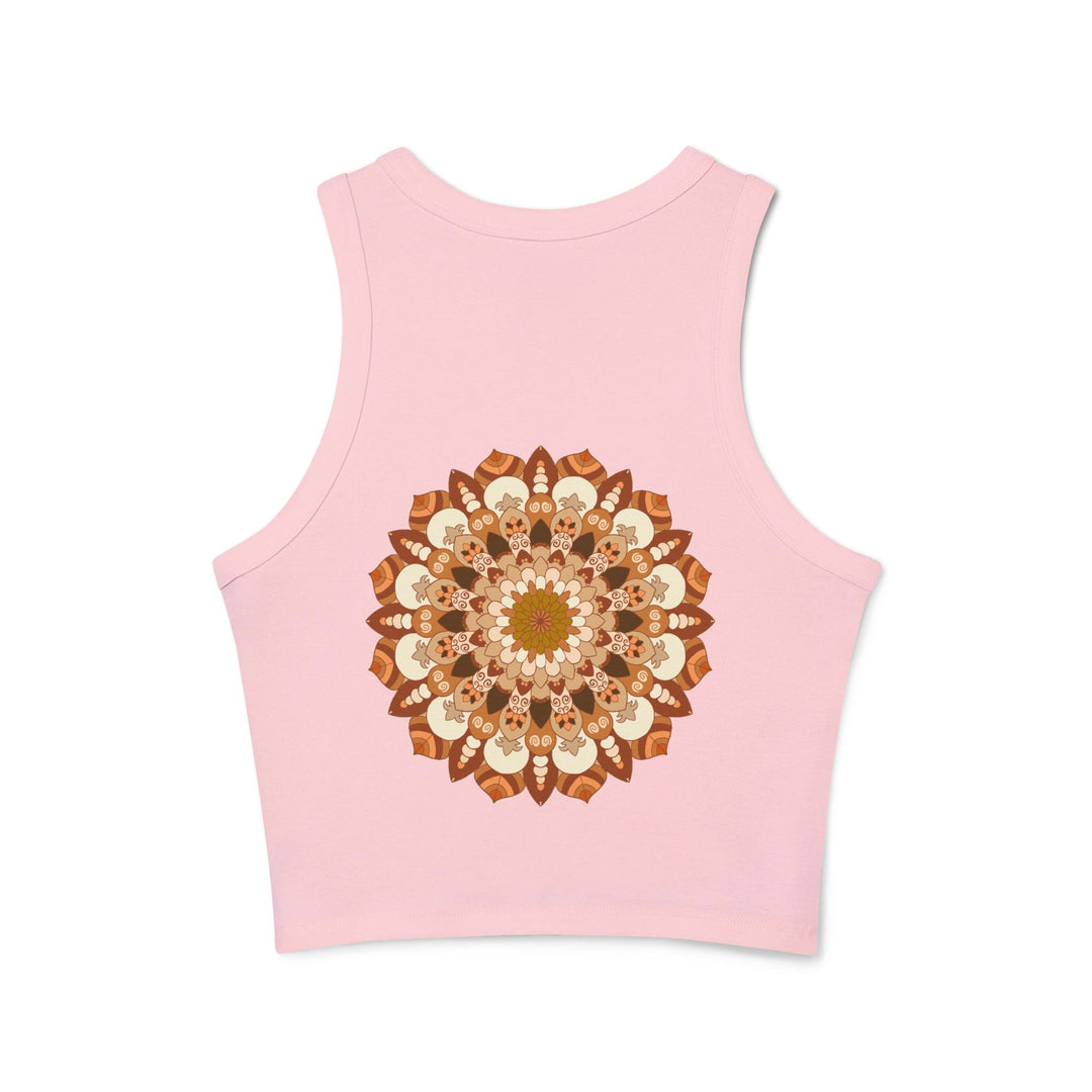 Mandala Racer Tank Top - Intricate Art Tank Top - Blululi