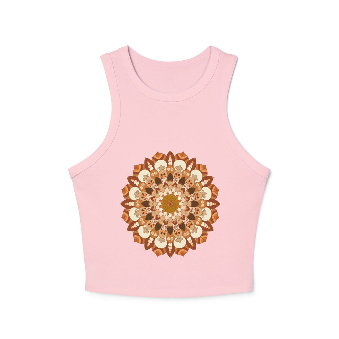 Mandala Racer Tank Top - Intricate Art Tank Top - Blululi