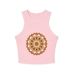 Mandala Racer Tank Top - Intricate Art Tank Top - Blululi