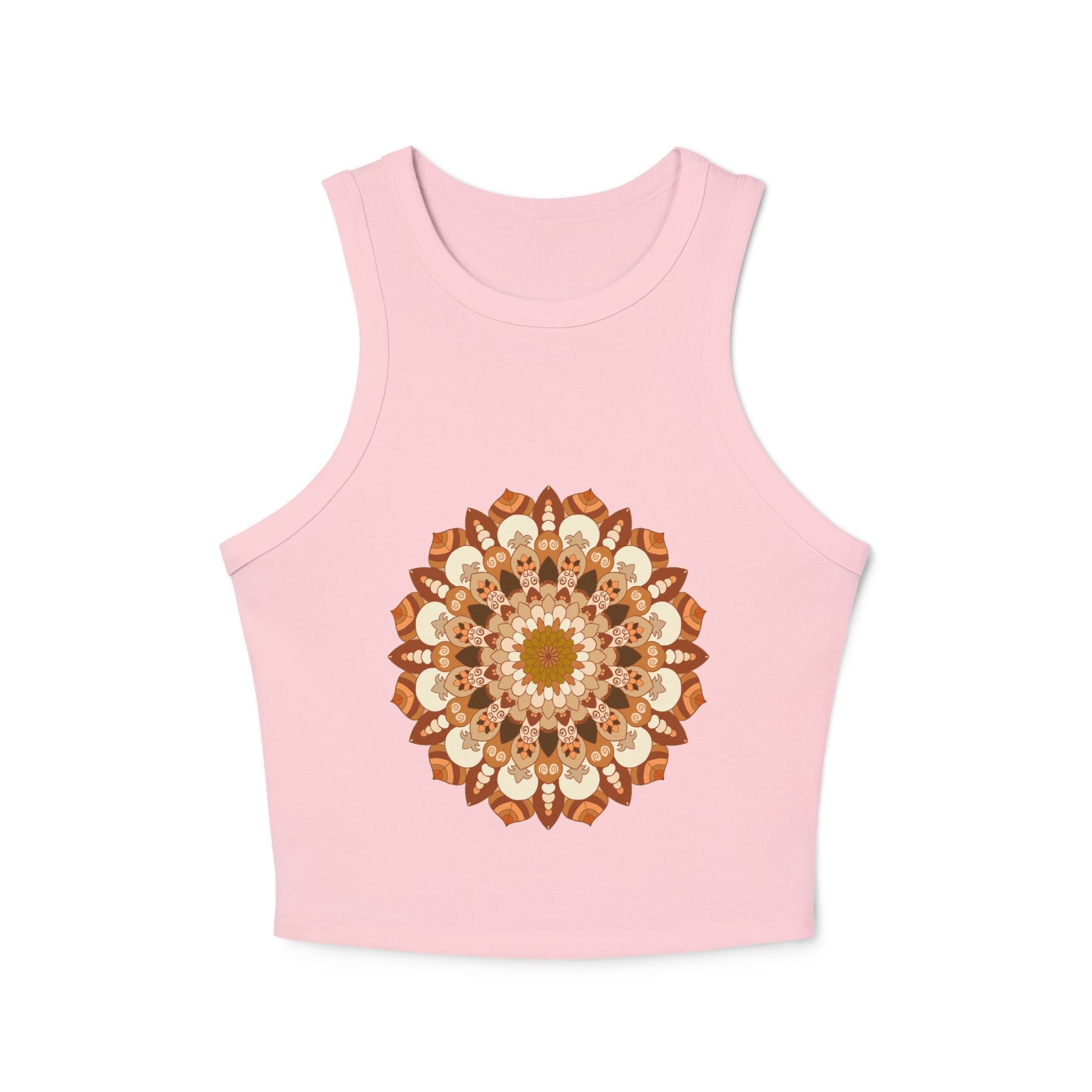 Mandala Racer Tank Top - Intricate Art Tank Top - Blululi