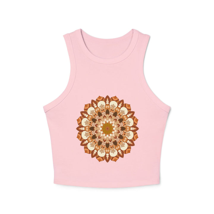 Mandala Racer Tank Top - Intricate Art Tank Top - Blululi