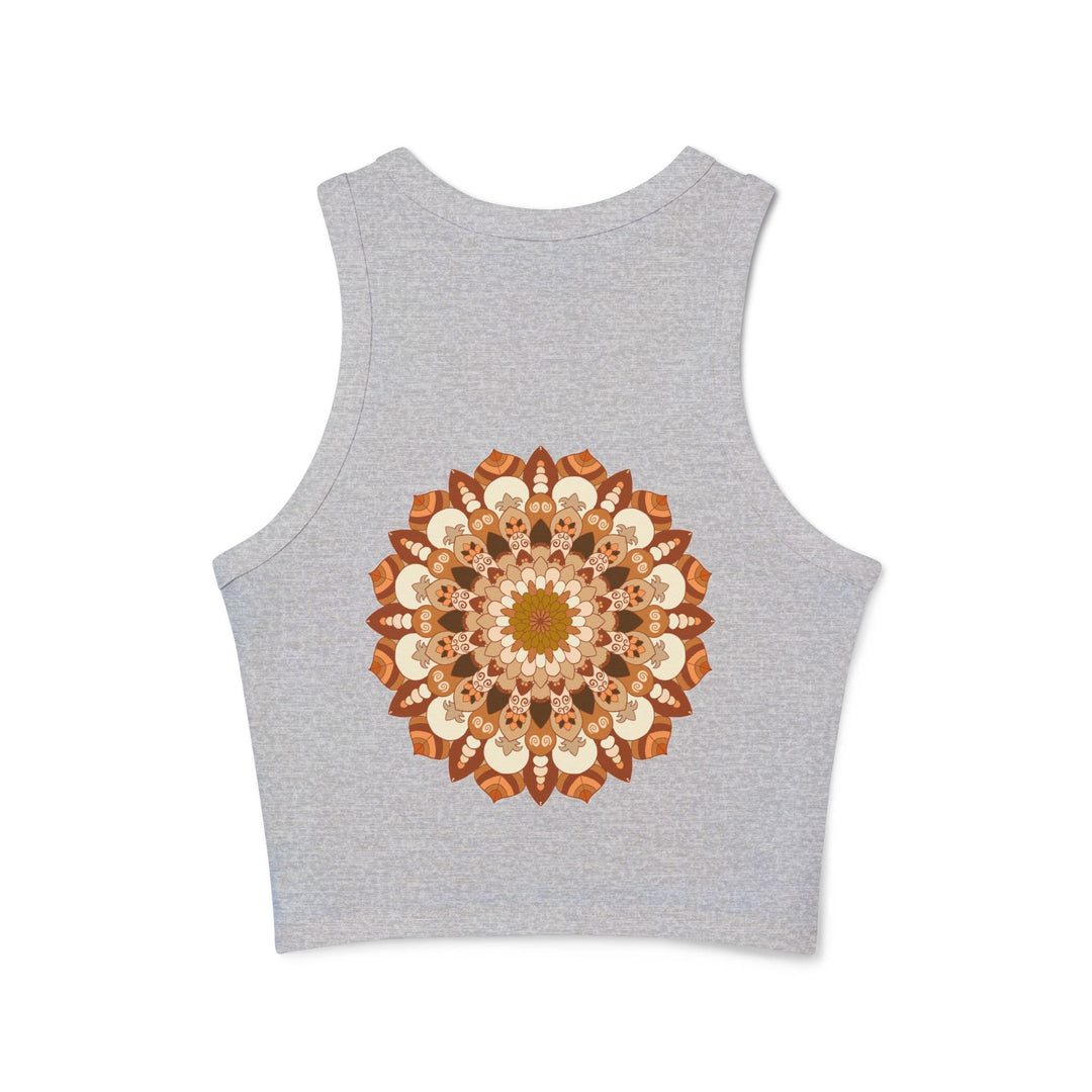 Mandala Racer Tank Top - Intricate Art Tank Top - Blululi