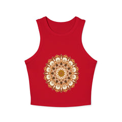 Mandala Racer Tank Top - Intricate Art Tank Top - Blululi